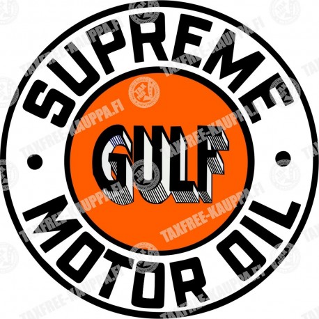 GULF SUPREME MOTOR OIL