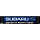 SUBARU DRIVEN BY WHAT'S INSIDE KOHOTARRAT