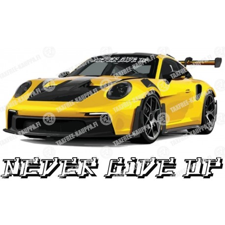 NEVER GIVE UP TUULILASITARRA