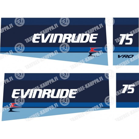 EVINRUDE 75 VRO PERÄMOOTTORI TARRAT