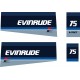 EVINRUDE 75 VRO PERÄMOOTTORI TARRAT
