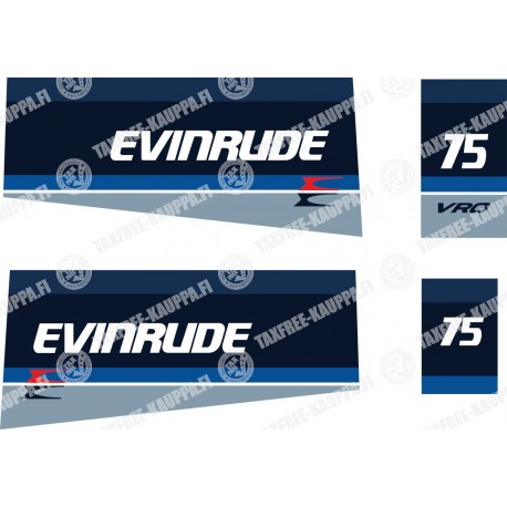 EVINRUDE 75 VRO PERÄMOOTTORI TARRAT