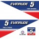 EVINRUDE 5 TWO STROKE PERÄMOOTTORI TARRAT