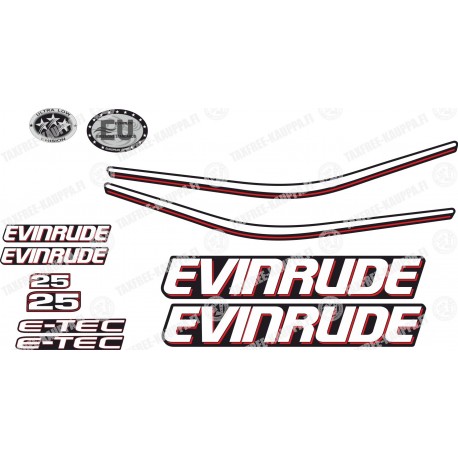 EVINRUDE 25 E-TEC BRP PERÄMOOTTORI TARRAT