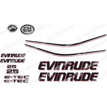 EVINRUDE 25 E-TEC BRP PERÄMOOTTORI TARRAT