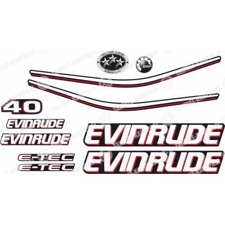EVINRUDE 40 E-TEC BRP PERÄMOOTTORI TARRAT