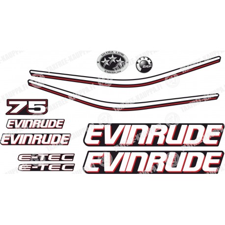 EVINRUDE 75 E-TEC BRP PERÄMOOTTORI TARRAT