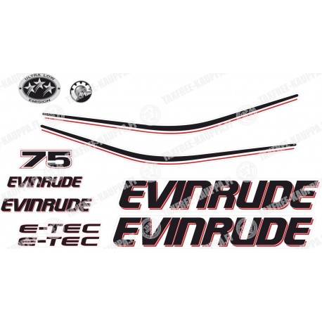 EVINRUDE 75 E-TEC BRP PERÄMOOTTORI TARRAT