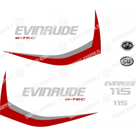 EVINRUDE 115 E-TEC PERÄMOOTTORI TARRAT