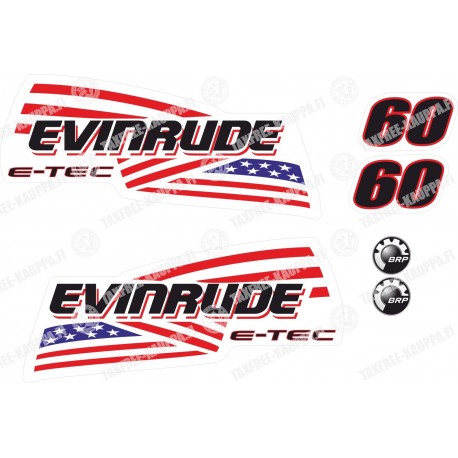 EVINRUDE 60 E-TEC BRP PERÄMOOTTORI TARRAT
