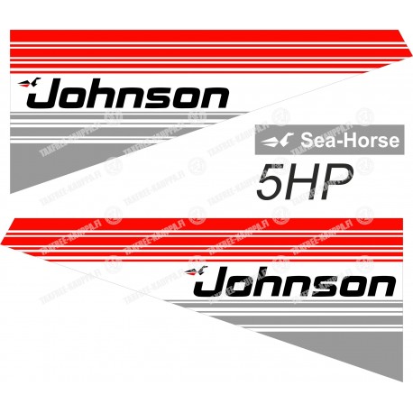 JOHNSON SEA-HORSE 5 HP PERÄMOOTTORI TARRAT