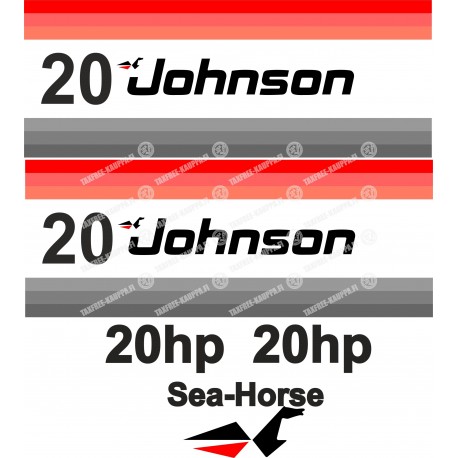 JOHNSON 20 SEA-HORSE PERÄMOOTTORI TARRAT