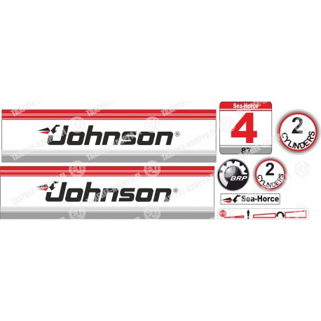JOHNSON 4 HP SEA HORCE PERÄMOOTTORI TARRAT