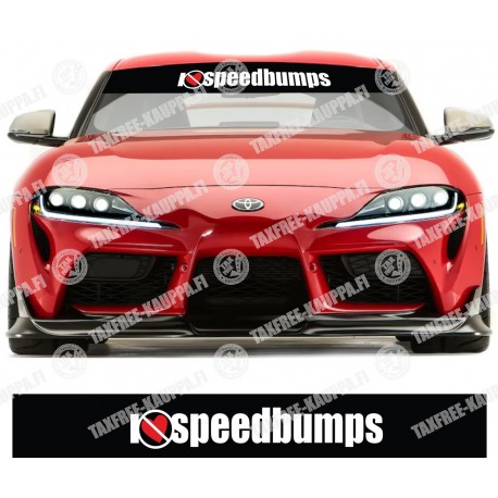 AURINKOSUOJA/I LOVE SPEEDBUMPS