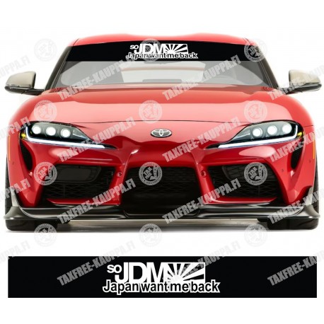 AURINKOSUOJA/SO JDM JAPAN WANT ME BACK