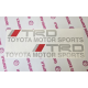 Toyota heijastin tarra