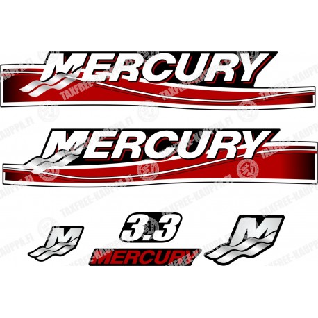 MERCURY 3.3 hp PERÄMOOTTORI TARRAT