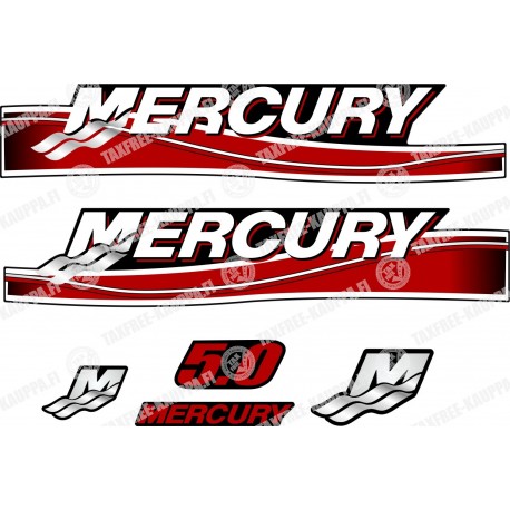 MERCURY 5.0 hp PERÄMOOTTORI TARRAT