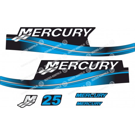 MERCURY 25 hp PERÄMOOTTORI TARRAT