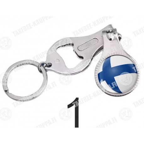 AVAINPIDIN PULLONAVAAJA+ KYNSISAKSET SUOMI-FINLAND-LOGOLLA
