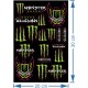 MOOTTORIPYÖRÄN SPONSORI TARRAT MONSTER