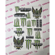 MOOTTORIPYÖRÄN SPONSORI TARRAT MONSTER