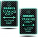 BRABUS PARKING ONLY ALL OTHERS WILL BY TOWED KOHOTARRAT