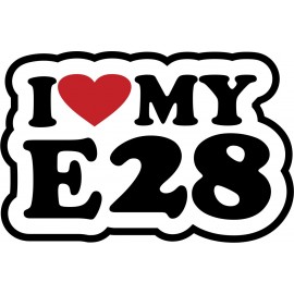 I LOVE MY E28