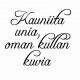 RAKKAUTTA EI VOI TUNTEA,SE TÄYTYY HYVÄKSYÄ