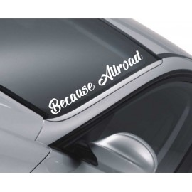 BECAUSE ALLROAD