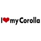 I LOVE MY COROLLA