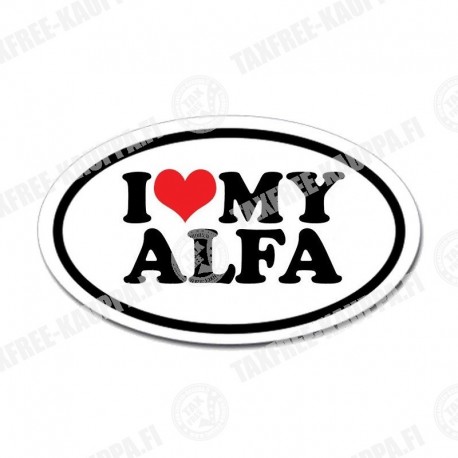 I LOVE MY ALFA