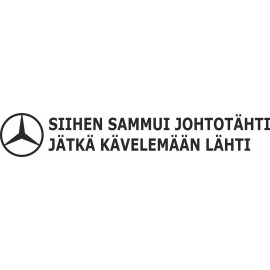 MESU SIIHEN SAMMUI JOHTOTÄHTI JÄTKÄ KÄVELEMÄÄN LÄHTI