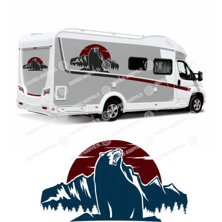 ASUNTOAUTO KYLKITARRA/KARHU JA VUORET