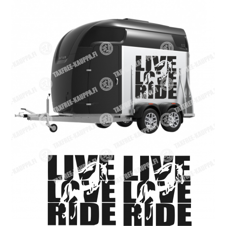 HEVOSTRAILERI TARRAT/LIVE LOVE RIDE