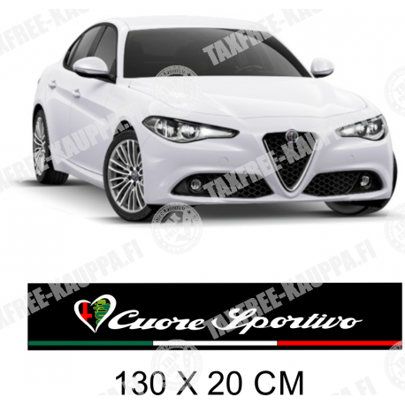 ALFA ROMEO CUERO SPORTIVO AURINKOSUOJA TARRA