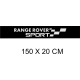 RANGE ROVER SPORT AURINKOSUOJA TARRA