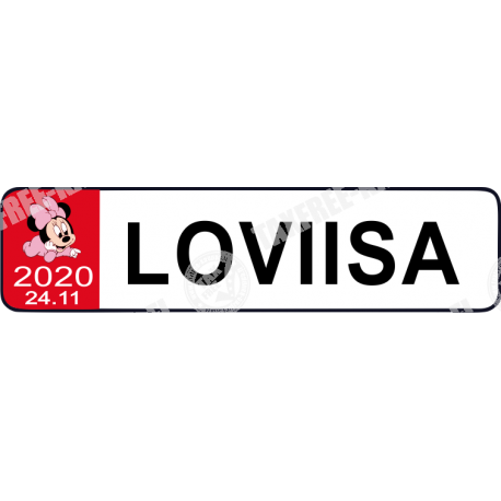 LASTENVAUNU REKISTERIKILPI