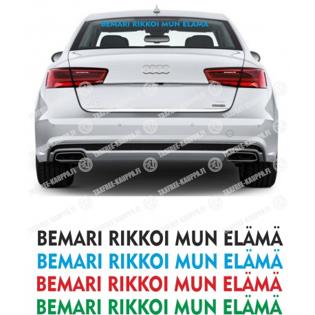 BEMARI RIKKOI MUN ELÄMÄ/ IKKUNATARRA