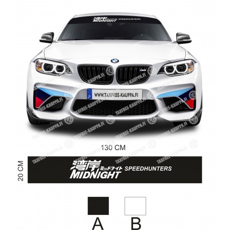 MIDNIGHT SPEEDHUNTERS AURINKOSUOJA TARRA