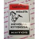 VAROITUSTARRA HEVOSIA 