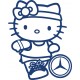 HELLO KITTY MERCEDES
