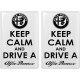 KEEP CALM AND DRIVE A ALFA ROMEO