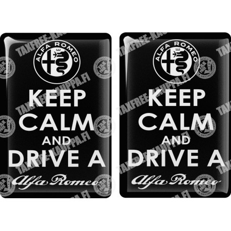 KEEP CALM AND DRIVE A ALFA ROMEO