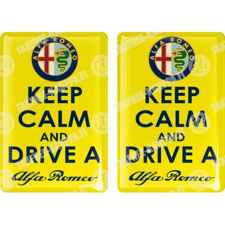 KEEP CALM AND DRIVE A ALFA ROMEO