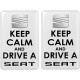 KOHOTARRAT/KEEP CALM AND DRIVE A SEAT